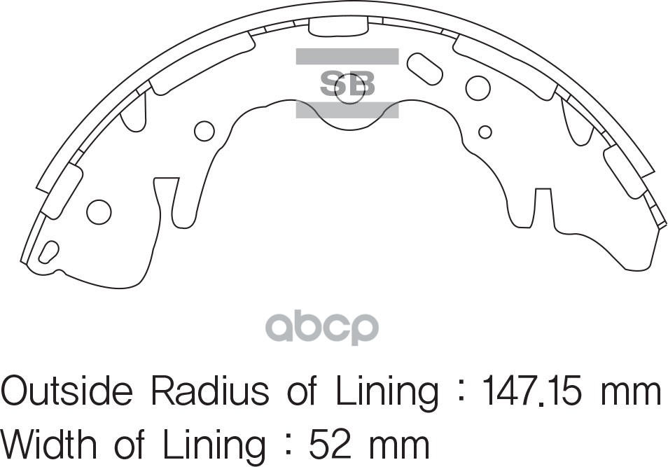 Колодки барабанные SANGSIN BRAKE SA130